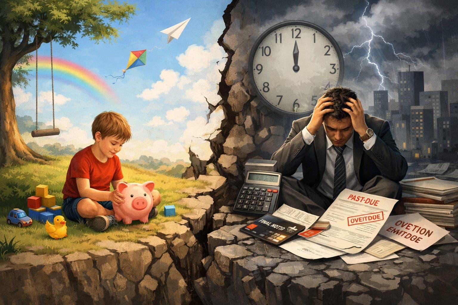 We Learn About Money Too Suddenly